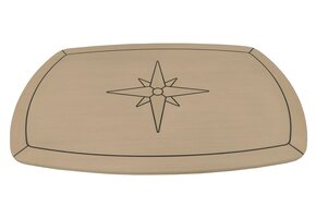 Eude Tafelblad Eco teak Classic comfort 61cm x 94cm