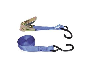 Talamex Spanband met ratelgesp & s-haak 25mm 5.0m