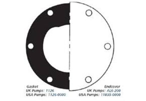 Jabsco End Cover Kit 17820-serie