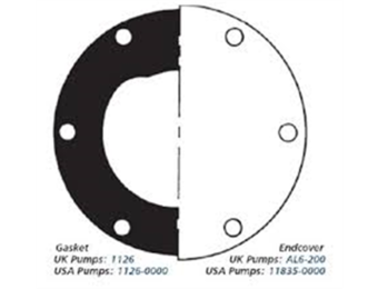 Jabsco End Cover Kit 17820-serie