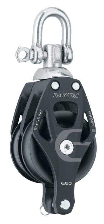Harken 2-schijfs blok Element 60 mm, foto 2 van 2