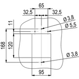 Marco R-KIT compleet grill voor HR1 Wit