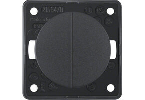 Berker Drukknop serie antraciet