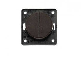 Berker Schakelaar 1P bruin serie