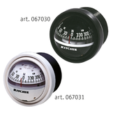 Ritchie Kompas model 'Explorer V-57W.2', 12V, dashboardkompas, roos Ø69,9mm/5°, wit