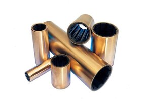 Michigan Aqualube Rubber lager messing buitenmantel 40 mm x 55 mm x 160 mm