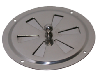 Allpa Ventilatierozet met draaischijf RVS