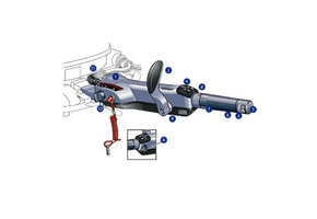 Yamaha Multifunctionele knuppel/ tiller handle F25 tot F115