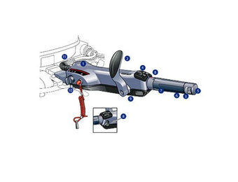 Yamaha Multifunctionele knuppel/ tiller handle F25 tot F115