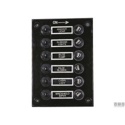 Talamex Kunststof schakelpaneel 6voudig