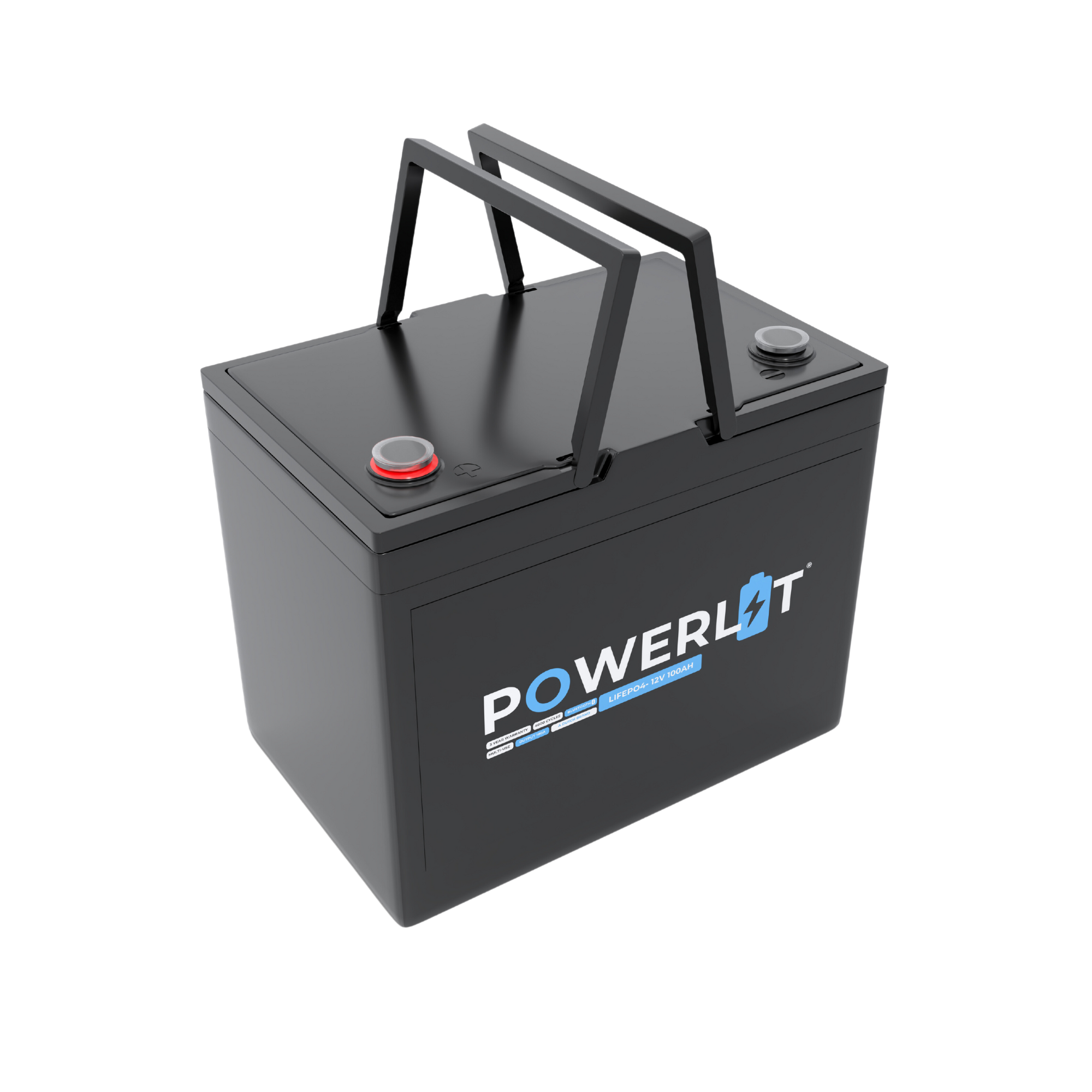 Powerlit 12V 100Ah LiFePO4 accu met uitleesmodule