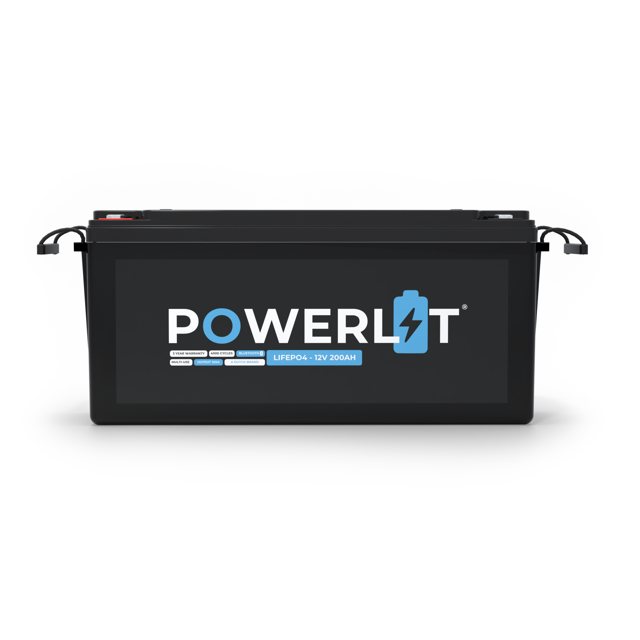 Powerlit 12V 200Ah LiFePO4 accu met uitleesmodule, foto 2 van 6