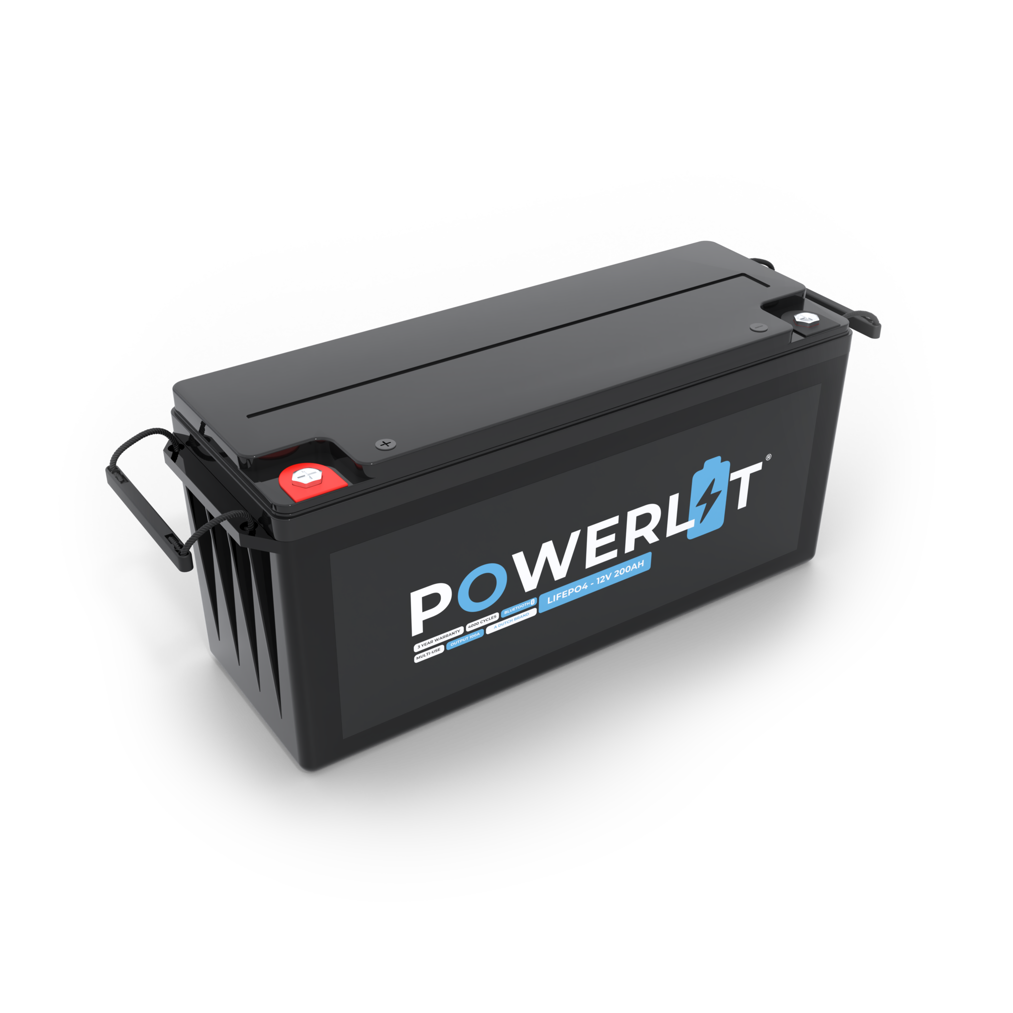 Powerlit 12V 200Ah LiFePO4 accu met uitleesmodule, foto 4 van 6