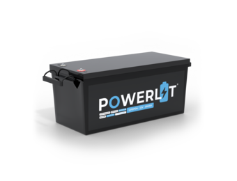 Powerlit 12V 300Ah LiFePO4 accu met uitleesmodule