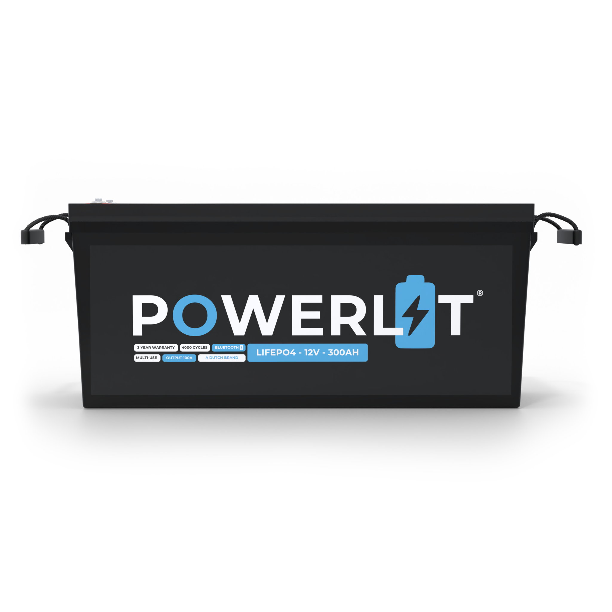 Powerlit 12V 300Ah LiFePO4 accu met uitleesmodule