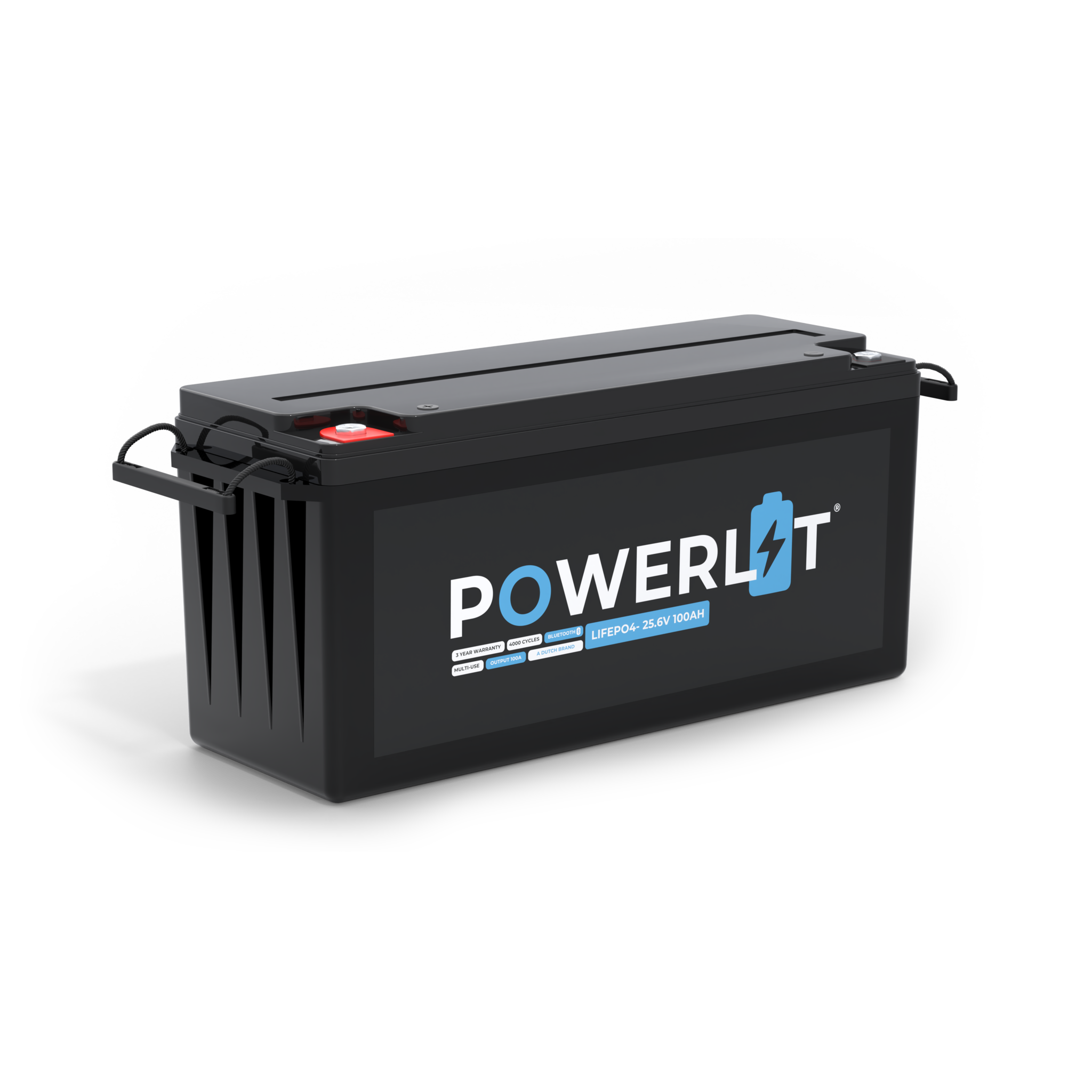 Powerlit 24V 100Ah LiFePO4 accu met uitleesmodule