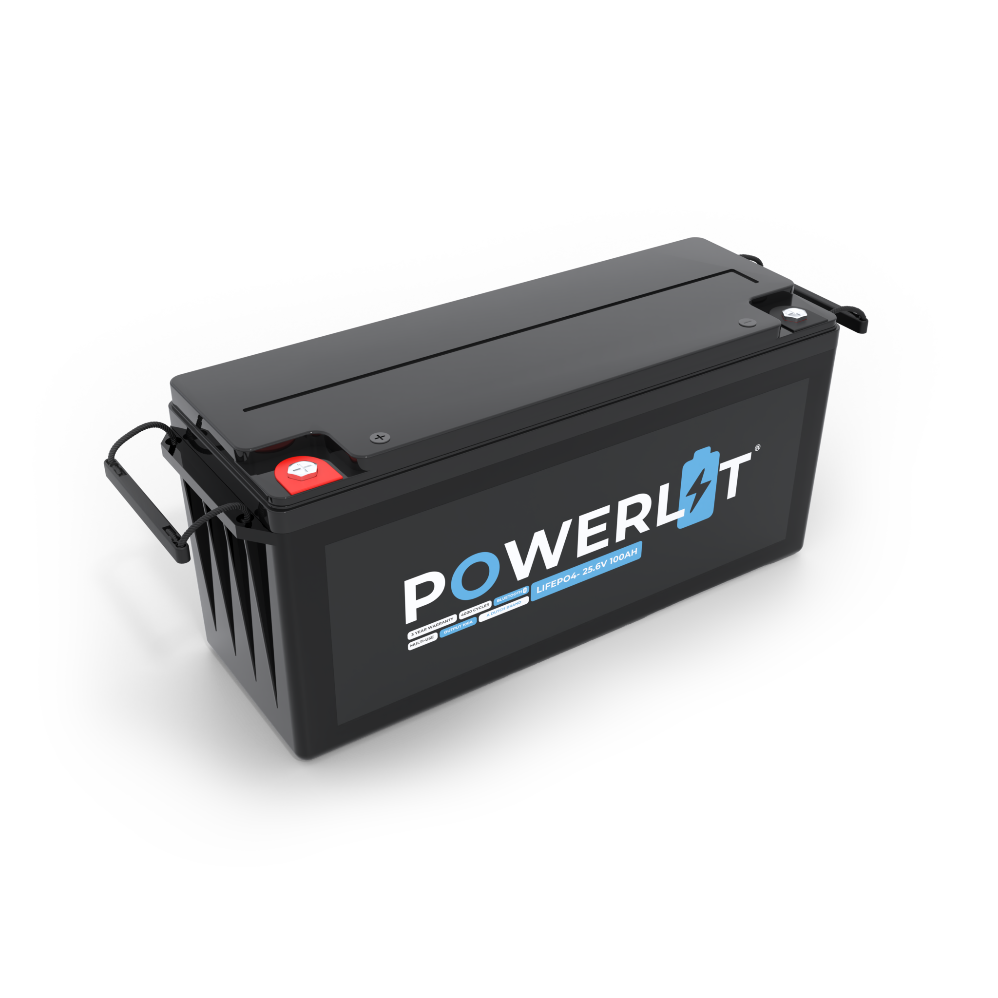 Powerlit 24V 100Ah LiFePO4 accu met uitleesmodule