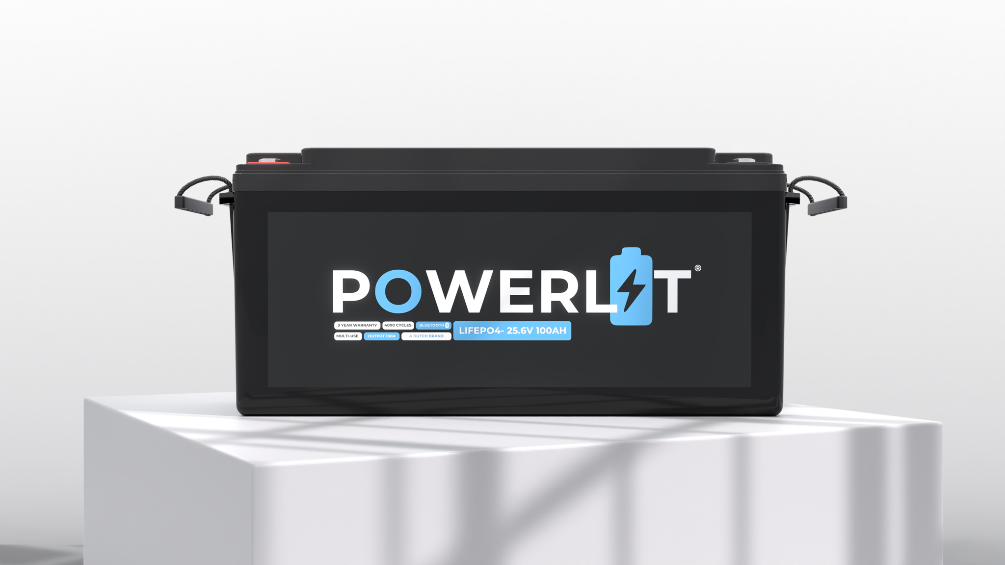 Powerlit 24V 100Ah LiFePO4 accu met uitleesmodule