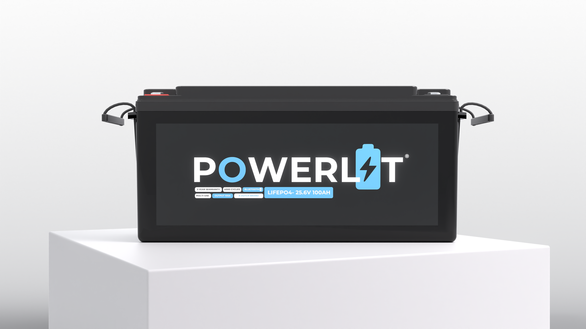 Powerlit 24V 100Ah LiFePO4 accu met uitleesmodule
