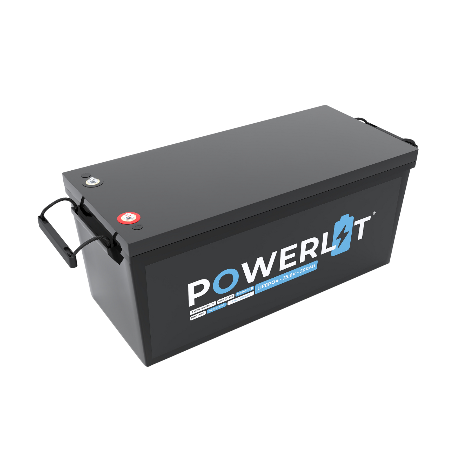 Powerlit 24V 200Ah LiFePO4 accu met uitleesmodule
