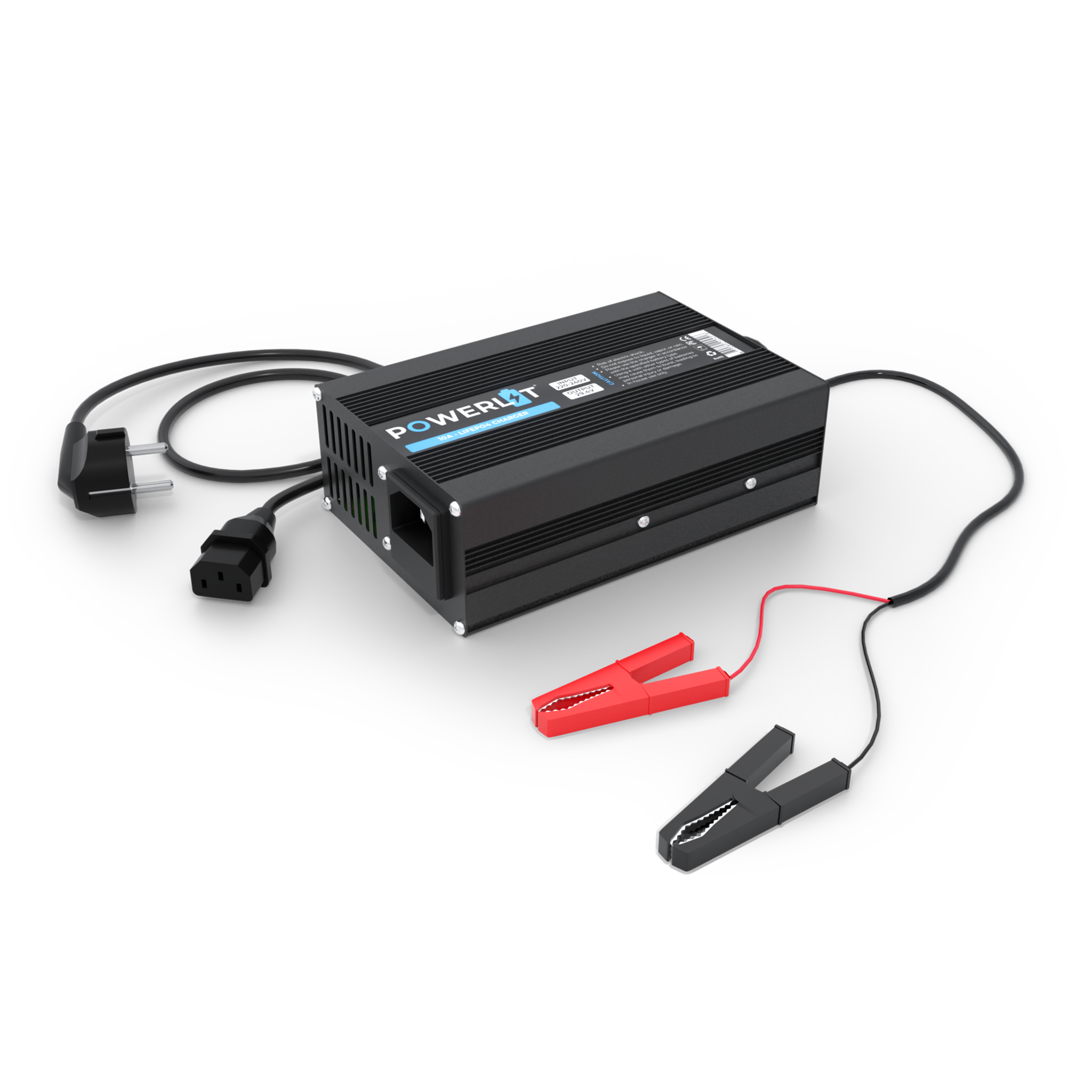 Powerlit Acculader 24V 10A LiFePO4, foto 4 van 6