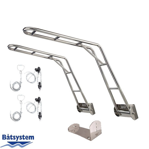 Båtsystem David systeem DV32 voor ronde spiegel inclusief blokken