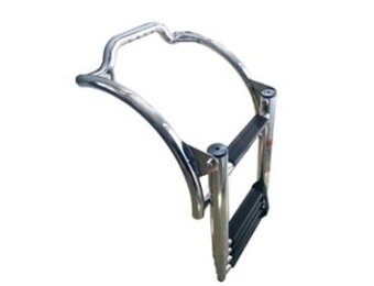 Garelick Zwemtrap telescopisch RVS voor rubberboot