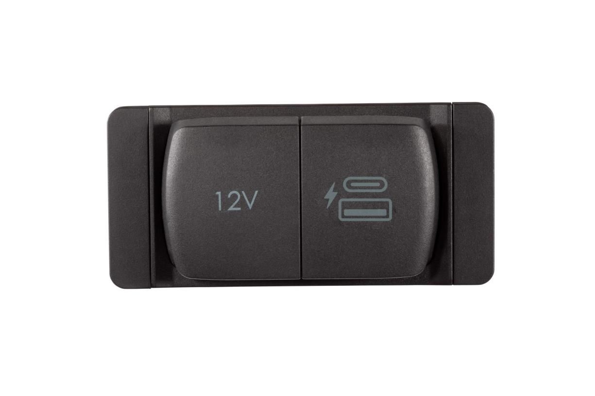 Scanstrut Flip Pro Duo USB-A en USB-C aansl. en 12V contactdoos, foto 2 van 5