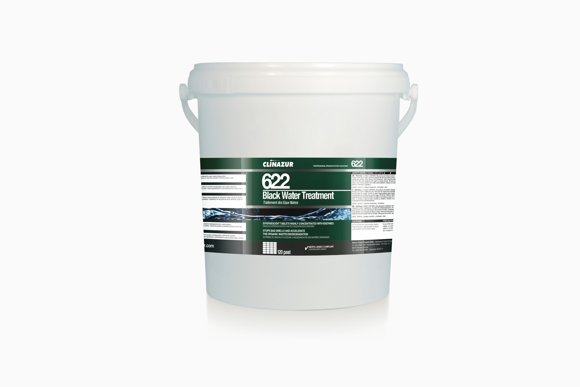 Clinazur 622 zwart water behandeling