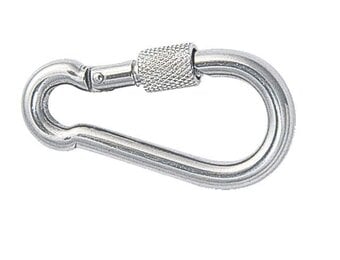 Talamex Karabijnhaak met borg 80mm