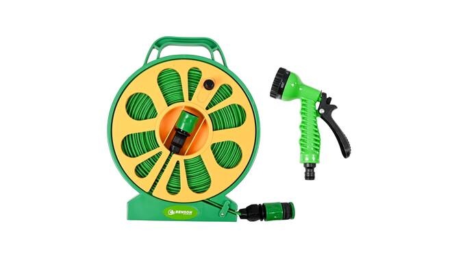 Benson Waterslangset op haspel 15 meter