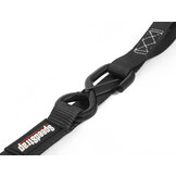 SpeedStrap 25 mm Ratchet Tie-down, s-haken en lus, 450 cm, zwart, 2 st.