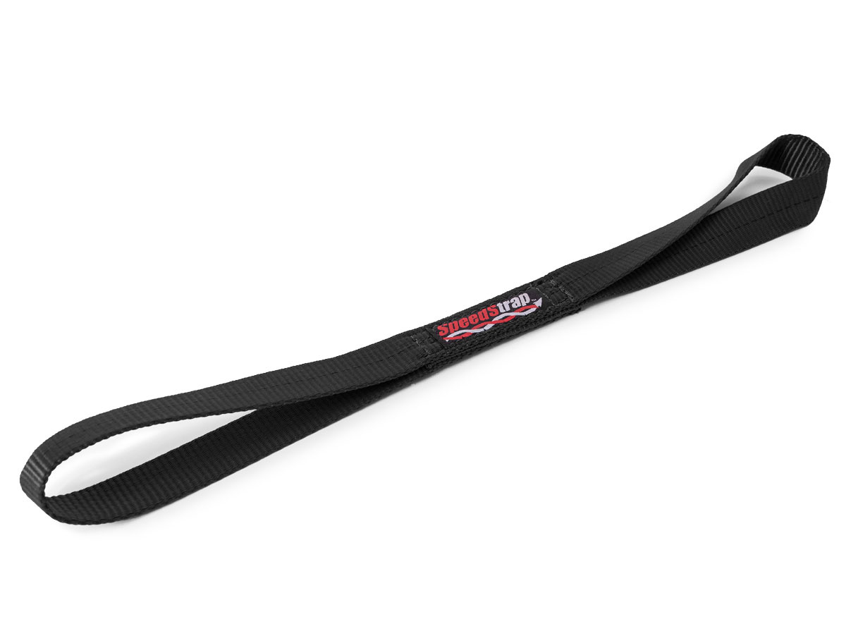 SpeedStrap 25 mm Soft Tie lus verlenging, 45 cm, zwart