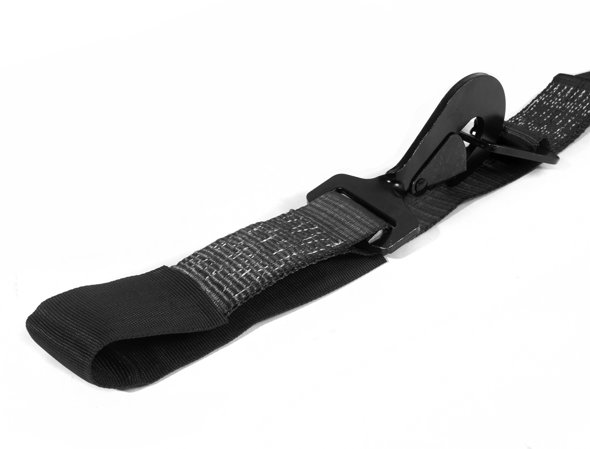SpeedStrap 50 mm Ratchet Tie-down spanband, haak en lus, 300 cm, zwart, foto 3 van 6