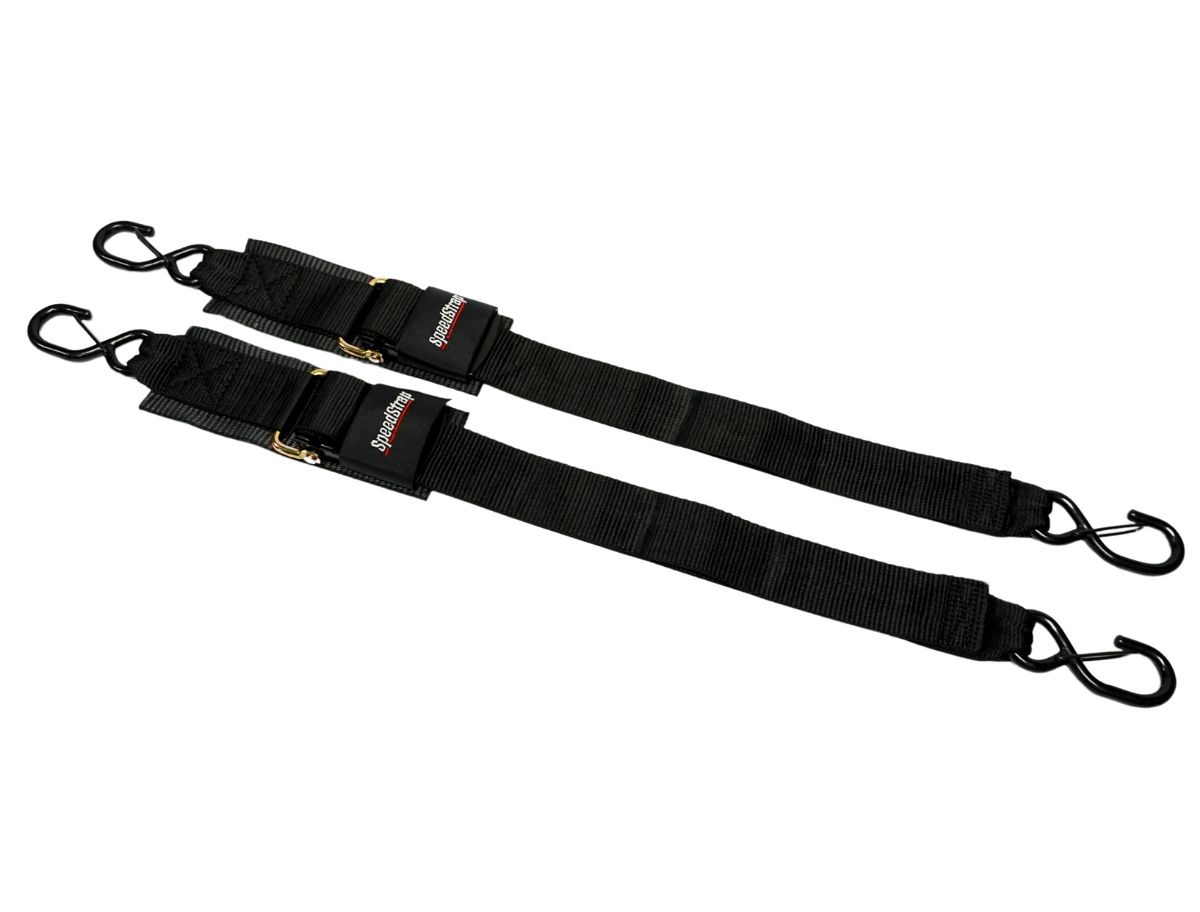 SpeedStrap Tie-down band, 120cm, met s-haken, 2 st.