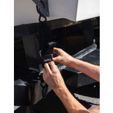 SpeedStrap Tie-down band, 120cm, met s-haken, 2 st.