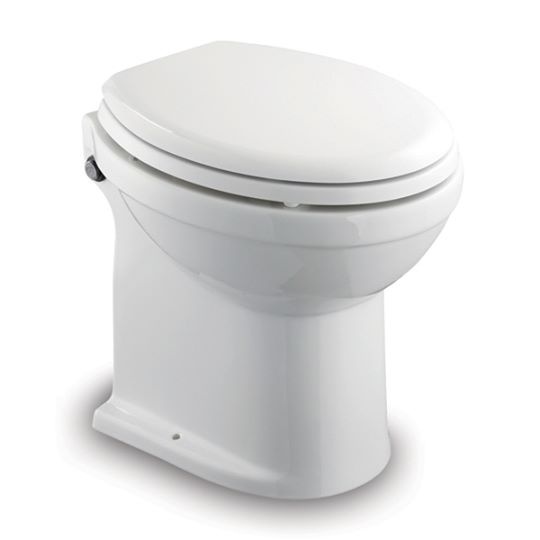 Tecma Polyester (MDF kern) Bril en deksel (wit) Elegance/2G Wit Soft Closing