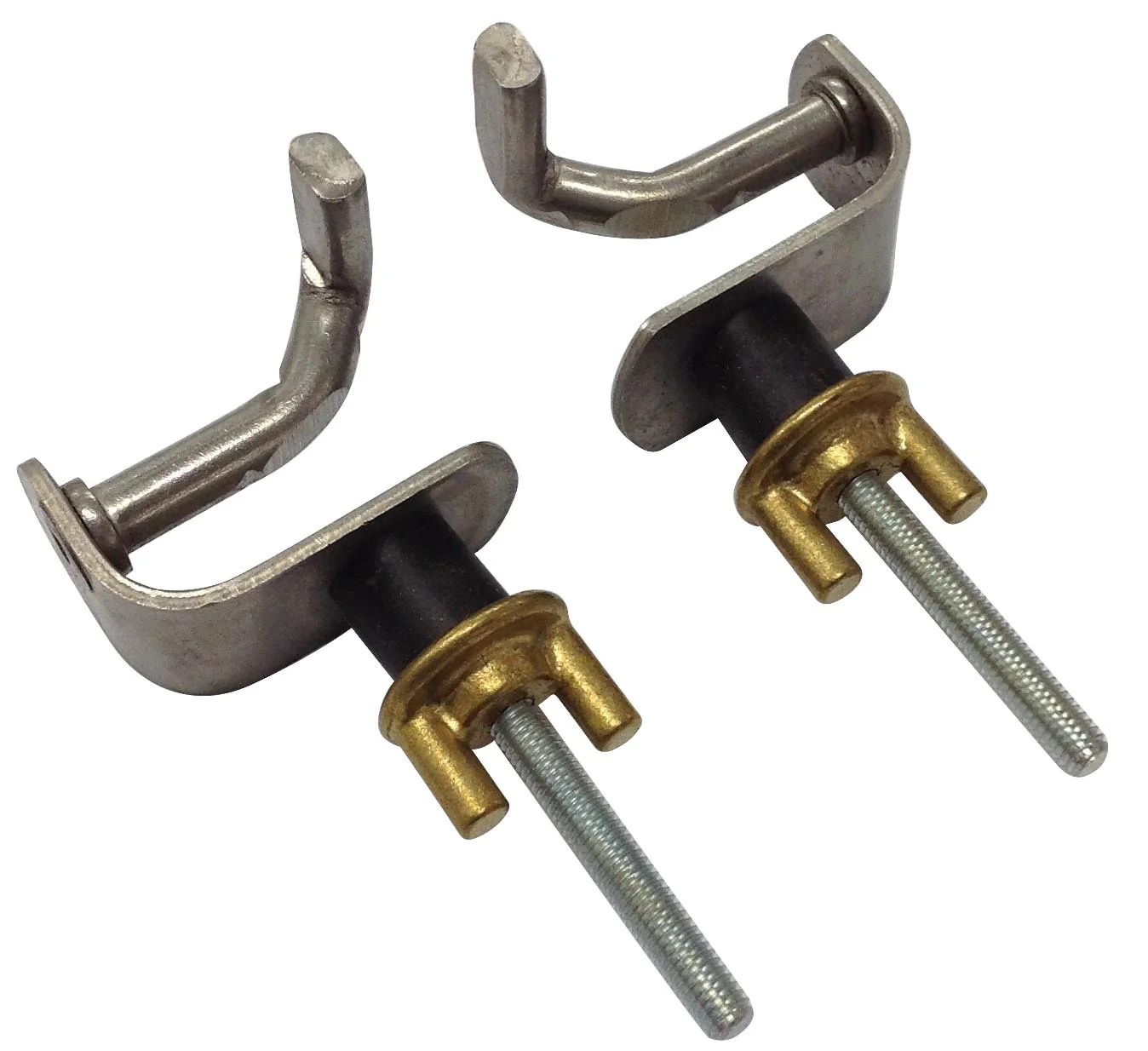 Tecma Scharnierset (wit) kunststof bril en deksel Elegance/Silence Plus/Nano