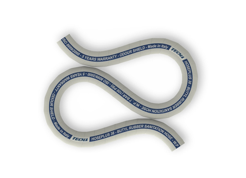 Tecma Hoseplus 38 - butyl rubber sanitair slang geurdicht, rol 15,25M