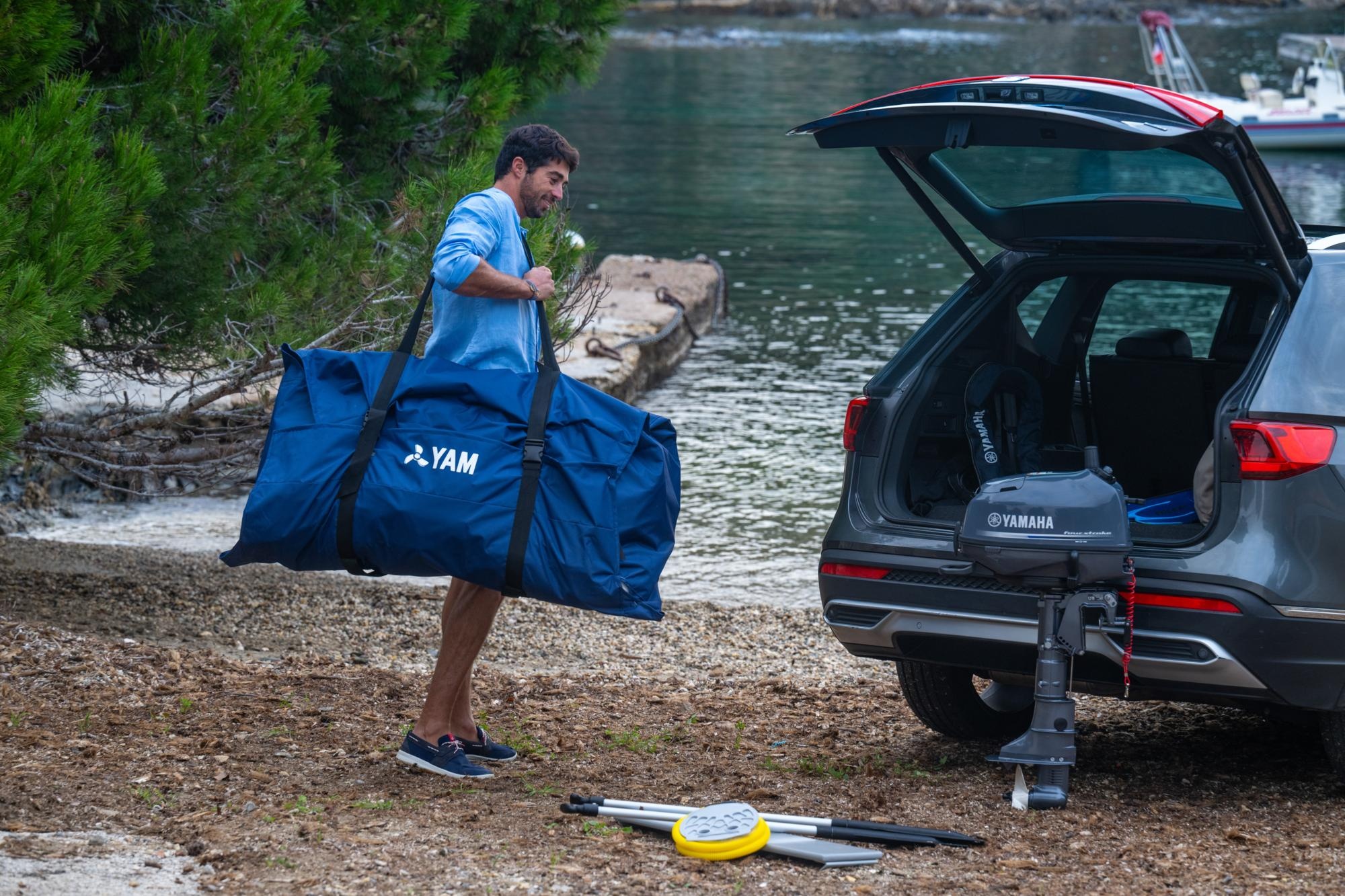 Yamaha YAM 240T met houten vloerdelen