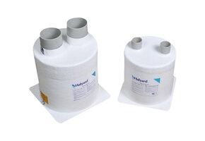 Halyard Top in Top out silencer, demper