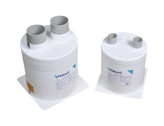 Halyard Top in Top out silencer, demper