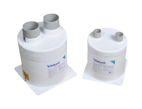 Halyard Top in Top out silencer, demper