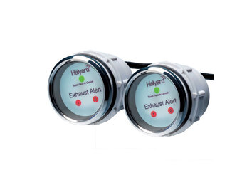 Halyard Uitlaat alarmsysteem Enkele motor 2 displays, sensor met 16m kabel