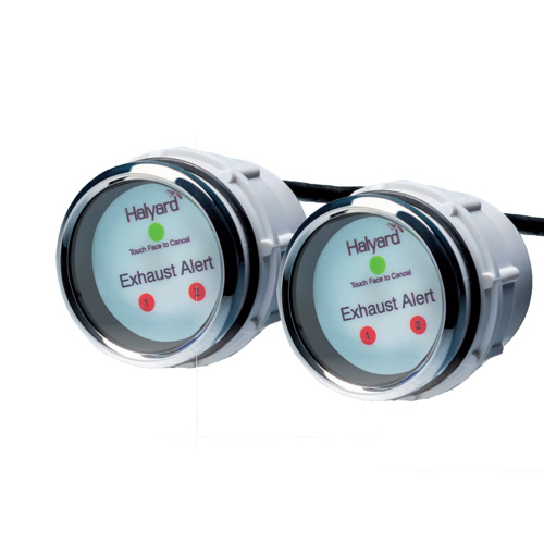 Halyard Uitlaat alarmsysteem Enkele motor 2 displays, sensor met 16m kabel