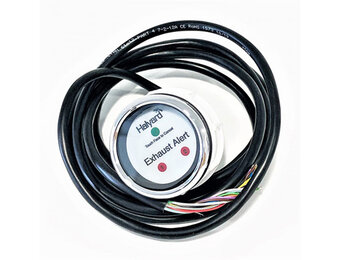 Halyard Uitlaat alarmsysteem 2 motoren 1 display, verwijderbare sensoren/16m kabel
