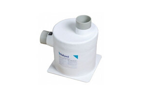 Halyard Moulded lift silencer, Side In Top Out, 51mm - HST110M