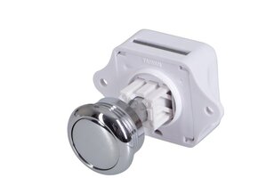 Talamex Kastdeur sluitingen kunststof verchroomd	rond