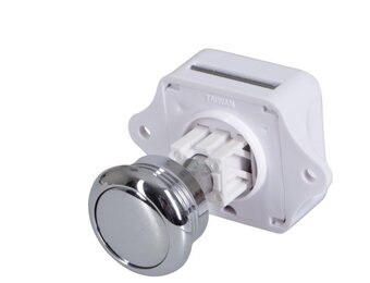 Talamex Kastdeur sluitingen kunststof verchroomd rond