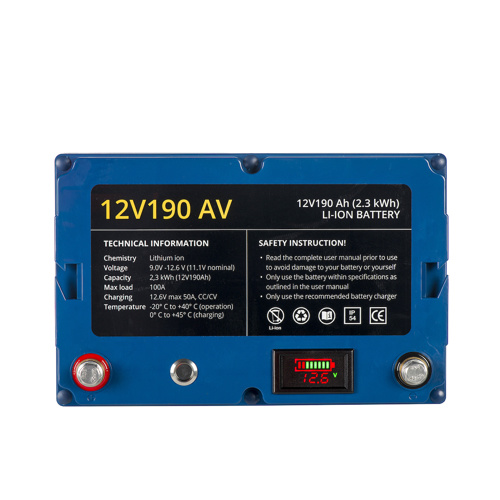 12V190 AV li-ion accu (2,3kWH)